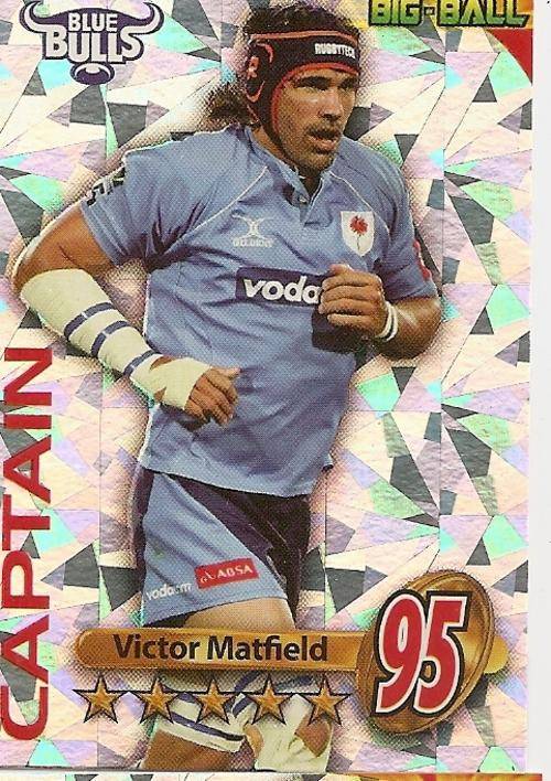 2010 BIG BALL RUGBY COLLECTION - VICTOR MATFIELD CAPTAIN CARD BB33