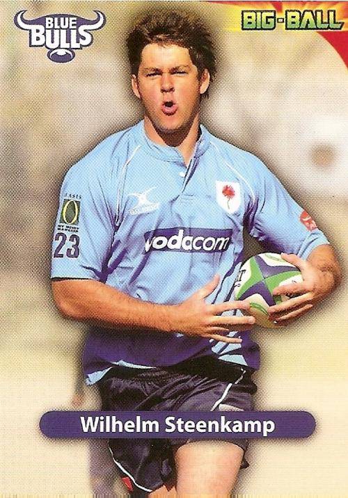 BIG BALL 2010 RUGBY COLLECTION - WILHELM STEENKAMP BASE CARD BB36