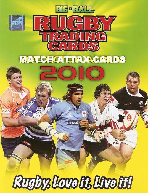 2010 BIG BALL RUGBY COLLECTION - COMPLETE 219 CARD COLLECTION - WITH TOP QUALITY BINDER