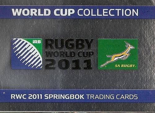 2011 RUGBY WORLD CUP COLLECTION - 2011 RUGBY WORLD CUP LOGO "RARE" 10 CARD