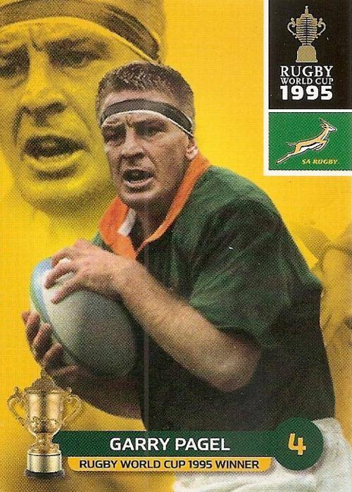 2011 RUGBY WORLD CUP COLLECTION - GARRY PAGEL BASE CARD 186