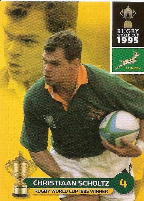 CHRISTIAAN SCHOLTZ - BIG BALL 2011 RUGBY WORLD CUP COLLECTION - BASE TRADING CARD 184