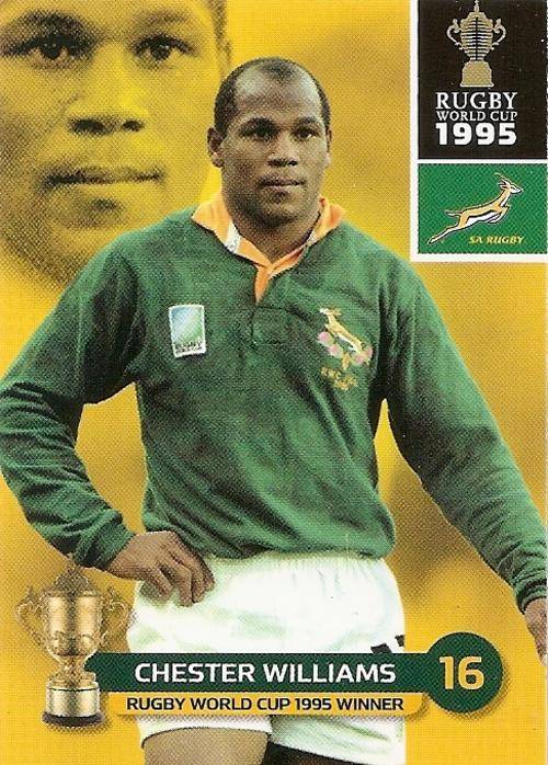 2011 RUGBY WORLD CUP COLLECTION - CHESTER WILLIAMS BASE CARD 182
