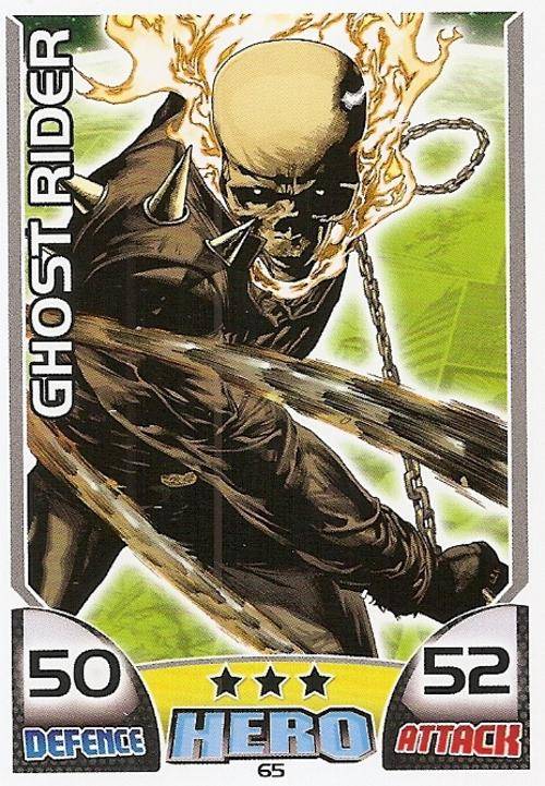 HERO ATTAX 2011 - MARVEL UNIVERSE - BASE CARD 65