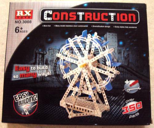 350 pc Ferris Wheel Stainless Steel Construction Set