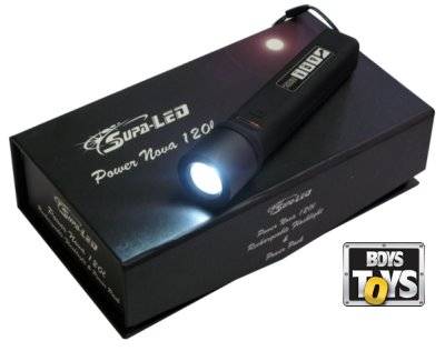 ***New - SUPA LED POWER NOVA 120L TORCH W/8 PCE ADAPTER SET ***