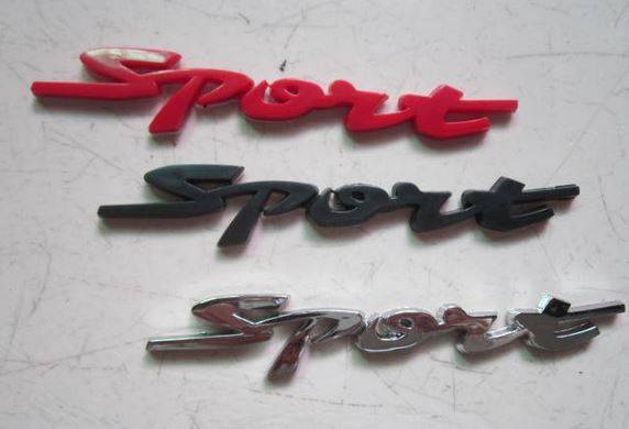 3D Plastic Sport emblems badges personalized stickers decals for car***HOT ITEM***