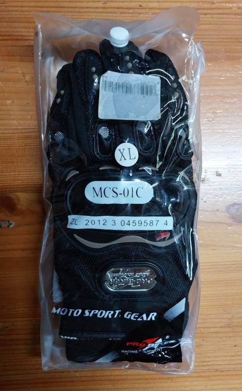 PRO-BIKER Motorcycle Full Finger Gloves Outdoor Cycling Locomotive Anti-Fall Gloves, Size: XL(Black)