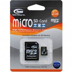 *GENIUNE* TEAM 2GB MICRO SDHC MEMORY CARD WITH SD ADAPTER