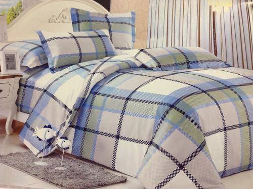 FREE SHIPPING - Good Value for 6 Pieces - Cotton Feel, Queen Sized Duvet Cover Set
