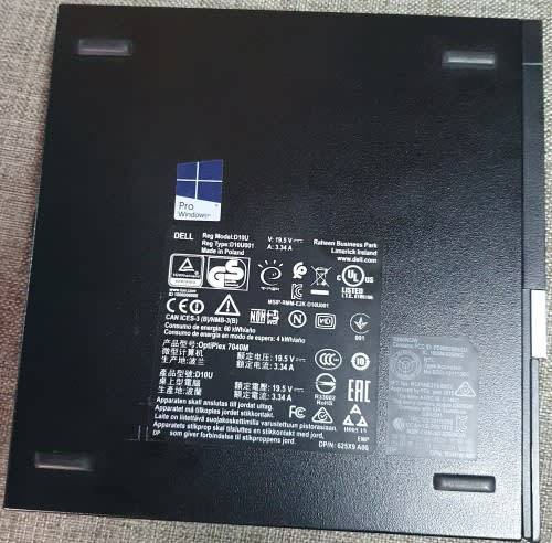 INTEL CORE i5 6TH GEN, DELL OPTIPLEX 7040 MICRO, 8GB DDR4 RAM, 128GB M.2 SSD +1000GB 2`5`HD