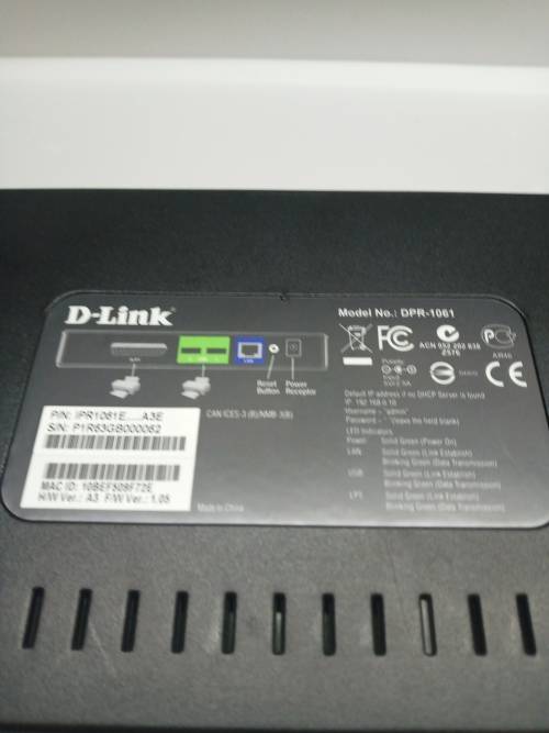 3-Port Printer Server DPR-1061