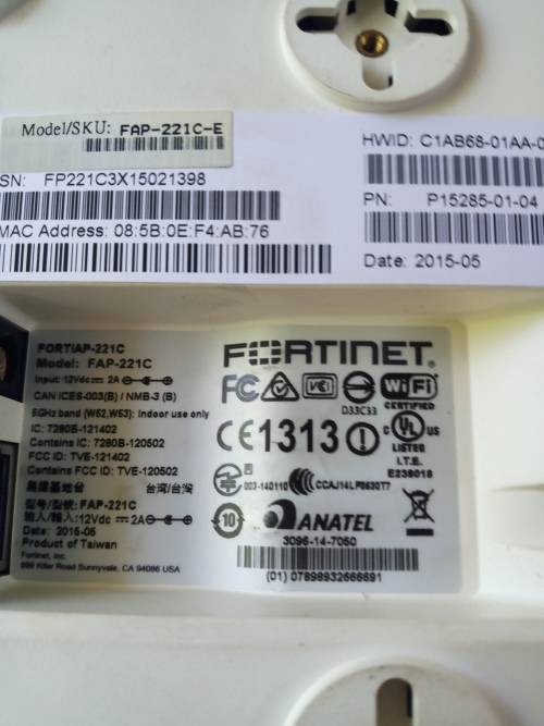 Fortinet FortiAP 221C WLAN access point (used for short time)