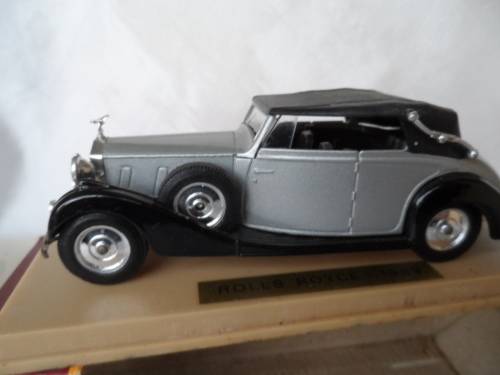 VINTAGE  SOLIDO ROLLS ROYCE 1939 , BOXED [M13]
