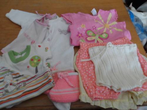 Vintage large doll or small baby clothes