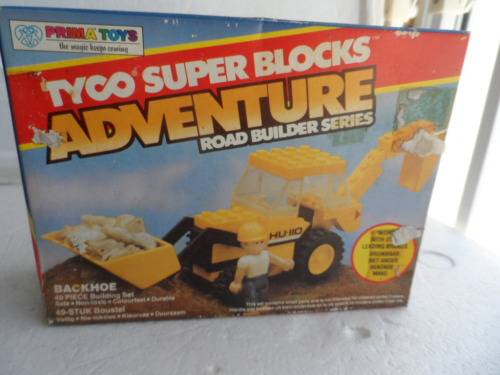 TYCO SUPER BLOCKS BACKHOE  [M40]