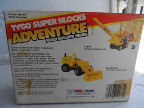 TYCO SUPER BLOCKS BACKHOE  [M40]
