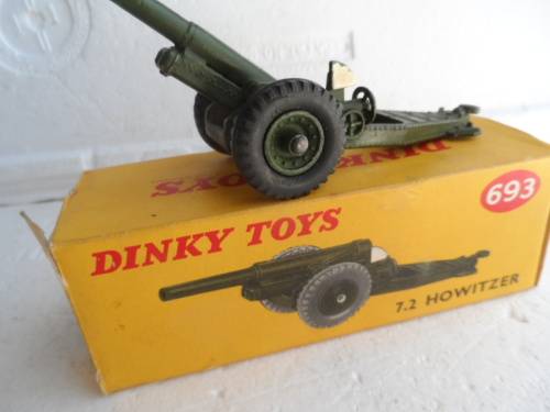 ORIGINAL MECCANO DINKY 693 7.2 HOWITZER [M43]