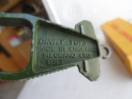ORIGINAL MECCANO DINKY 693 7.2 HOWITZER [M43]
