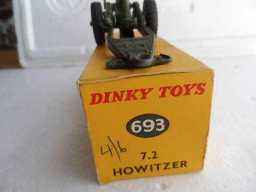 ORIGINAL MECCANO DINKY 693 7.2 HOWITZER [M43]