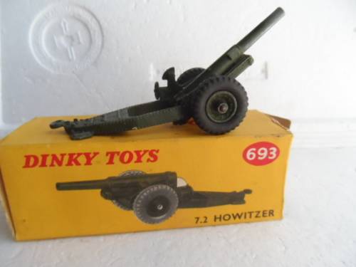 ORIGINAL MECCANO DINKY 693 7.2 HOWITZER [M43]