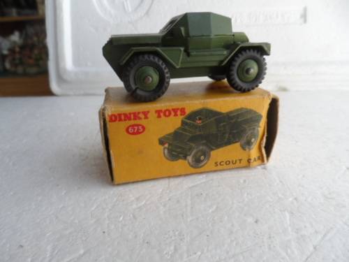 ORIGINAL MECCANO DINKY 673 SCOUT CAR [M45]