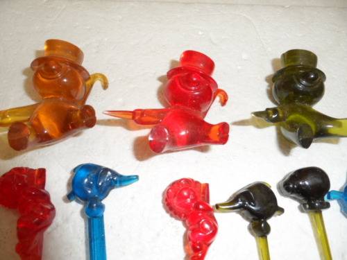 Lovely plastic stirers and cocktail sticks