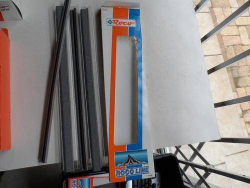 ROCO TRACK BALLAST,6 X  FOR LONG STRAIGHT BOXED