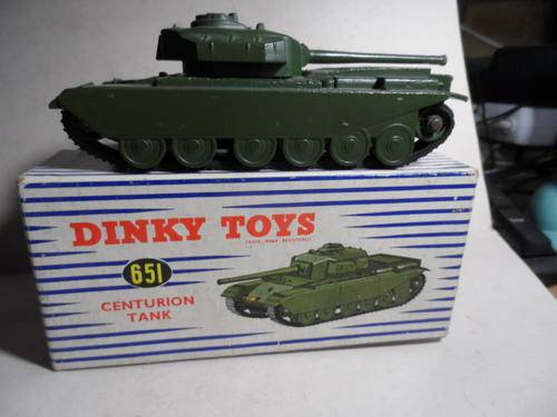 DINKY 651 CENTURION TANK, BOXED ORIGINAL MADE IN ENGLAND