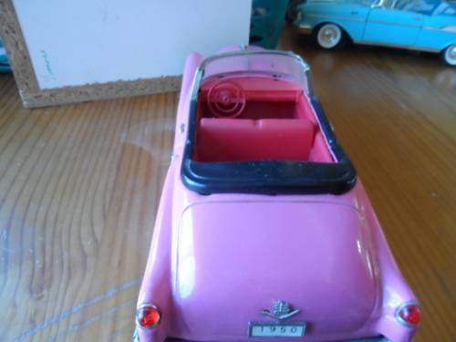 TIN FRICTION 1950 CADILLAC CONVERTABLE  28 CM LONG