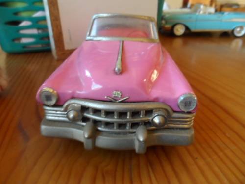 TIN FRICTION 1950 CADILLAC CONVERTABLE  28 CM LONG