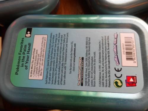 Beautiful pokemon tins look beautiful for cards 5 smaller and 2 larger all different