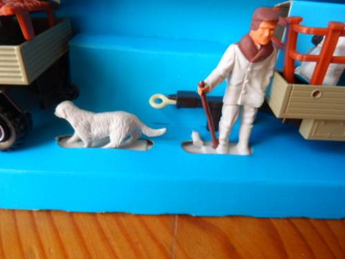 MATCHBOX SUPER KINGS  K32 FARM UNIMOG AND TRAILER