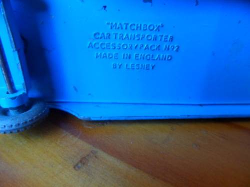 MATCHBOX BEDFORD CAR TRANSPORTER ACCESS PACK NO 2