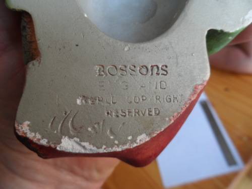 Vintage Bossons England Kurd Chalkware Wall Plaque  Head