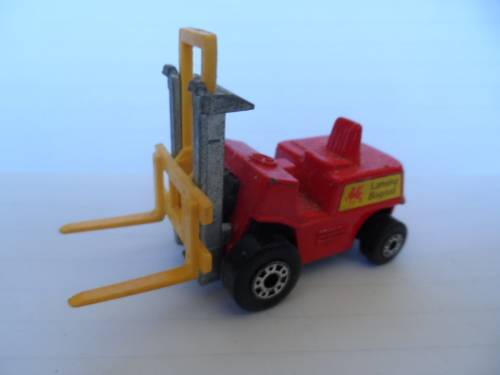1976 Matchbox Lesney Fork Lift Truck Superfast No.15 Red England MB15