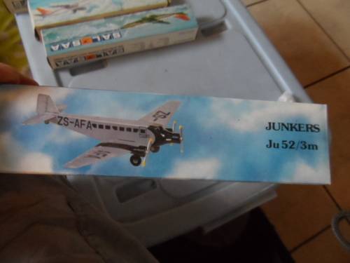 JUNKERS JU 52/3M OF SAA, UNBUILT KIT BY LONG PROSPER