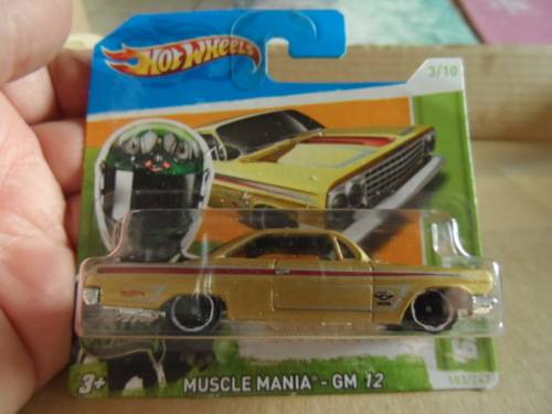 HOT WHEELS. `62 CHEVY IMPALA Gold   [m26]