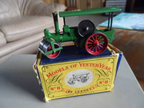 Matchbox Yesteryear Y11-1  1920 Aveling & Porter Steam Road Roller Type `B` Box