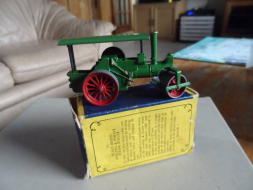Matchbox Yesteryear Y11-1  1920 Aveling & Porter Steam Road Roller Type `B` Box