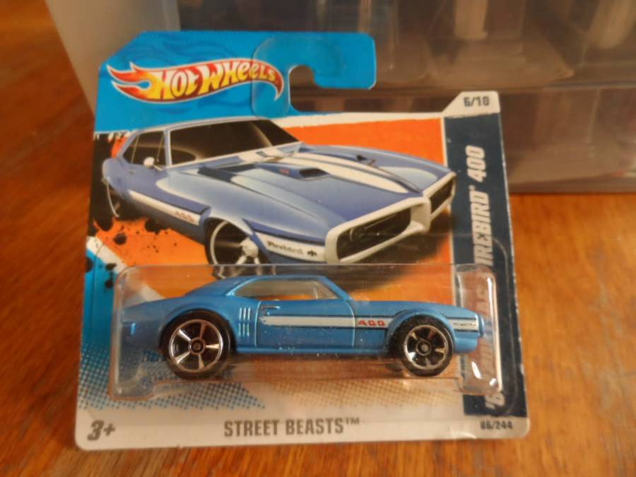 HOT WHEELS STREET BEASTS `67 PONTIAC FIREBIRD 400 86/244  [M58]