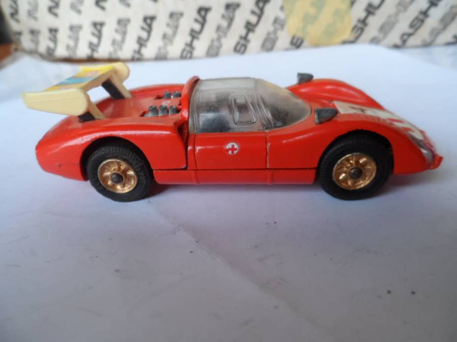 Vintage Corgi Toys Porsche Carrera 6  #60 Made In Gt Britain-repainted. [d24]