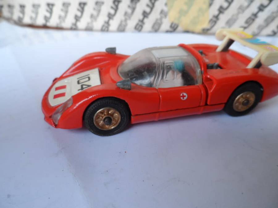 Vintage Corgi Toys Porsche Carrera 6  #60 Made In Gt Britain-repainted. [d24]