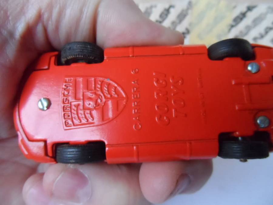 Vintage Corgi Toys Porsche Carrera 6  #60 Made In Gt Britain-repainted. [d24]