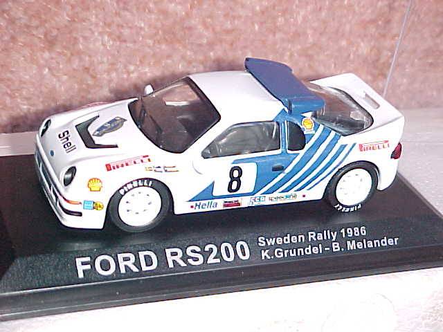 1/43  FORD RS200 RALLY CAR