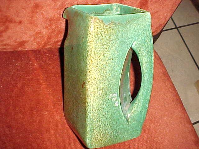 Large Square Green Vermont Jug