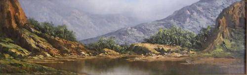 Louise Repsold   - Charming Oil Painting Framed - 67cm x 37cm