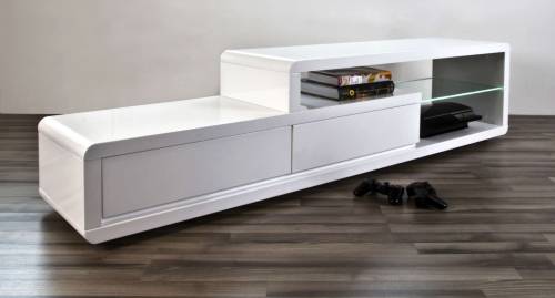 Evoque White  Supawood TV Stand
