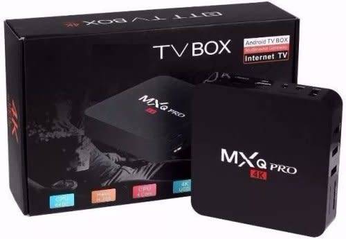 Android TV Box 4K  Core Android 7.1 - MXQ Pro