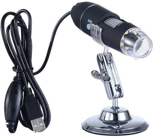 DIGITAL MICROSCOPE Electronic Magnifier 200x Zoom With 2MP Endoscope and LED Light